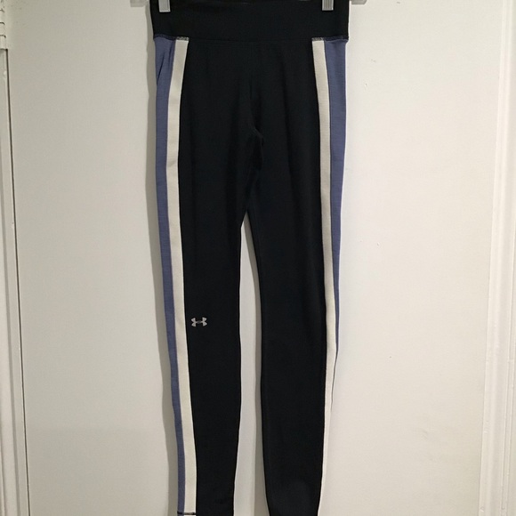 Under‎ Armor Black Workout Leggings Sz. XS - Picture 2 of 5